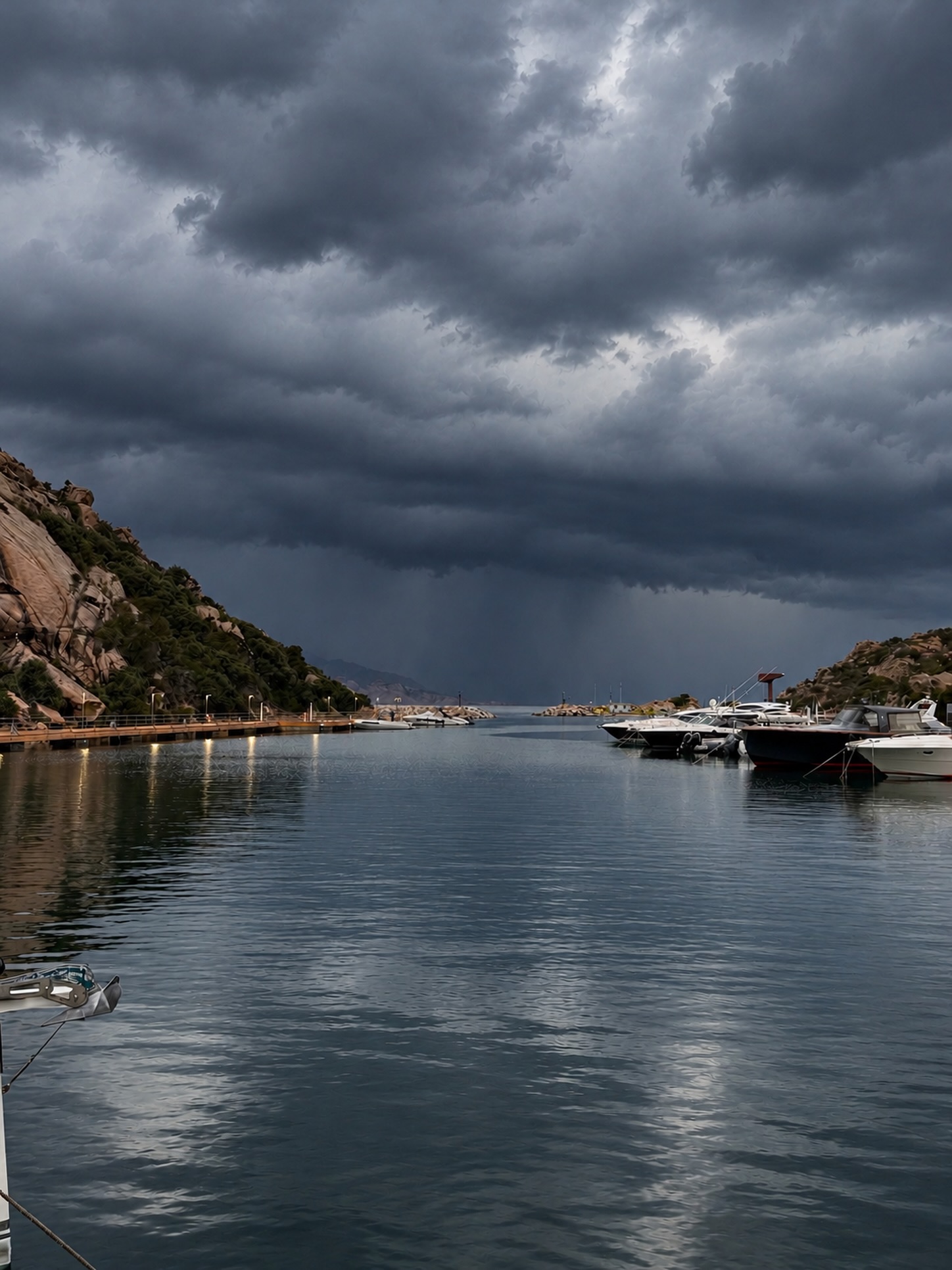 The perfect storm ⛈️ 
#gamesailing 
#octoberbaby 
#sardiniaexperience